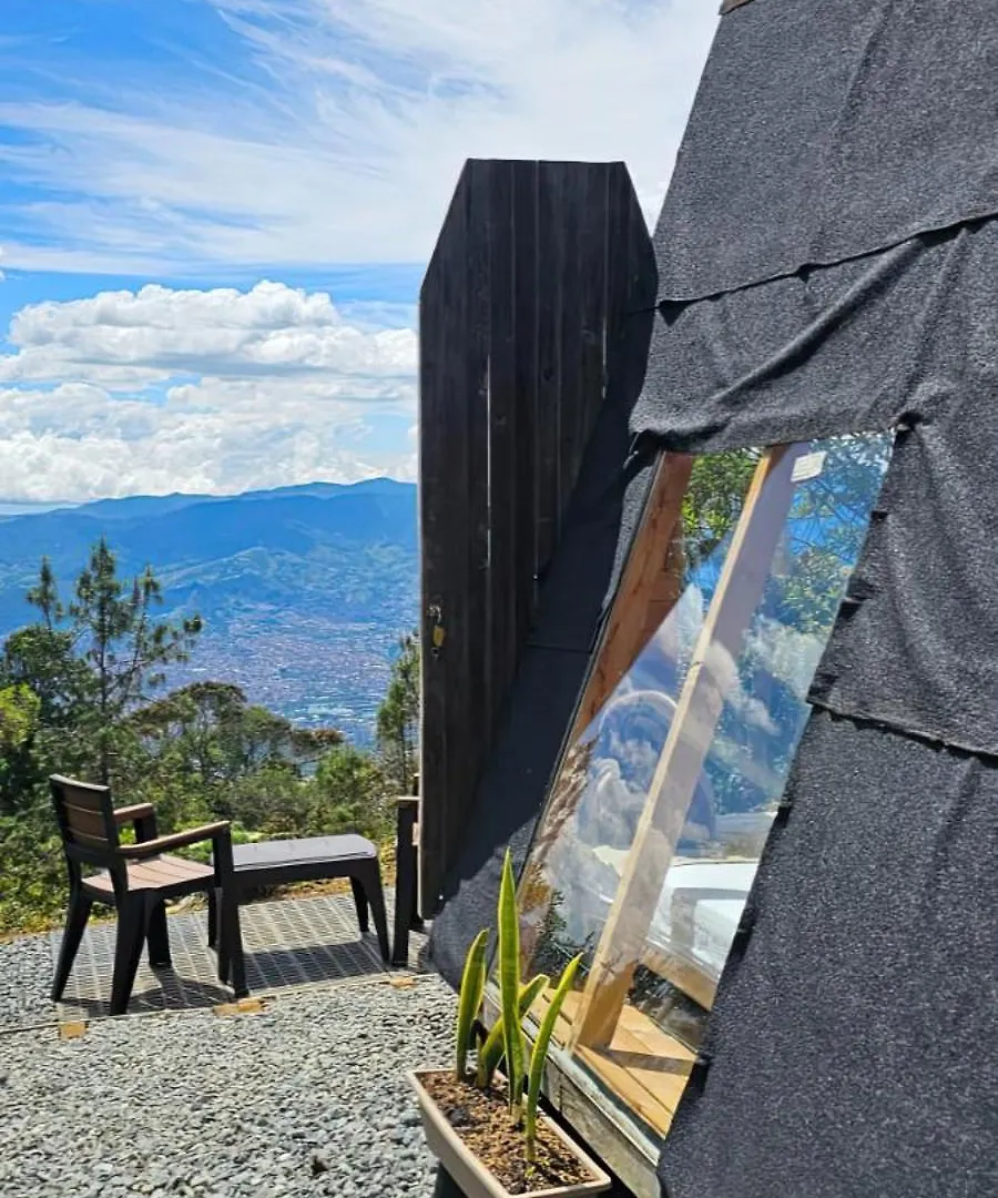 Glamping Deseo Con Jacuzzi, Wifi, Fogata Y Vistas De Medellin Villa Santa Elena  Colombia